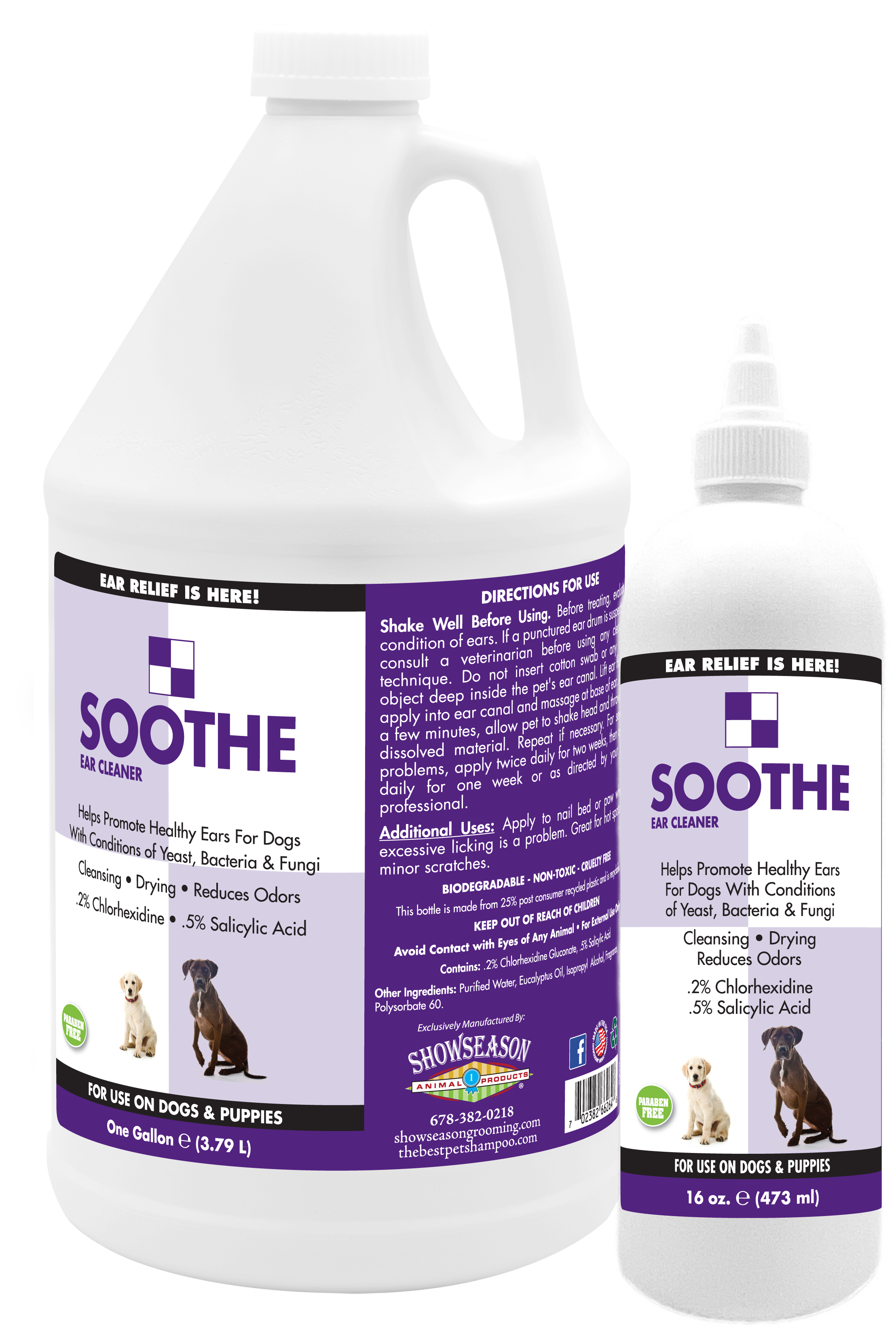 Soothe Pet Ear Cleaner Showseason