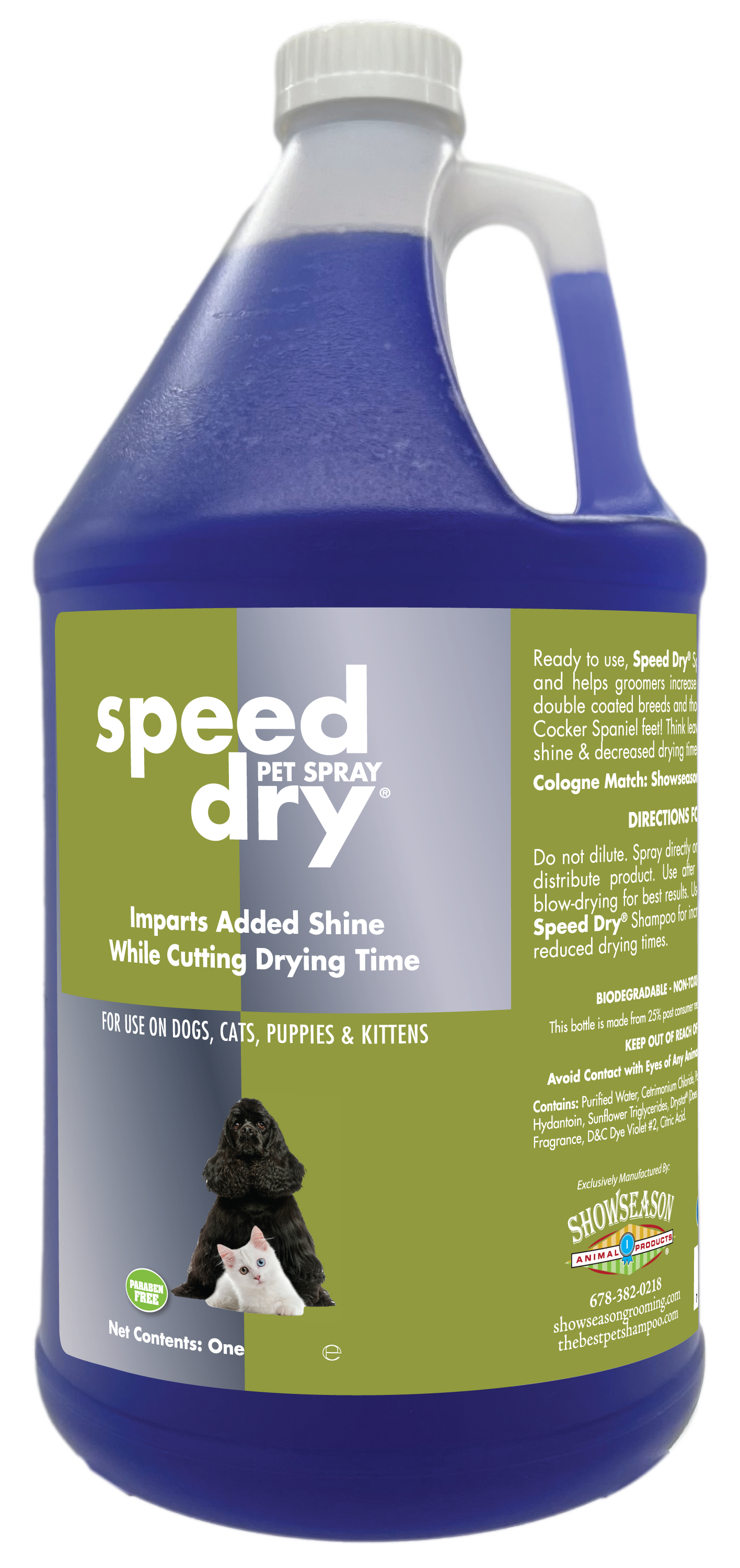 Speed Dry Pet Finishing Spray Showseason